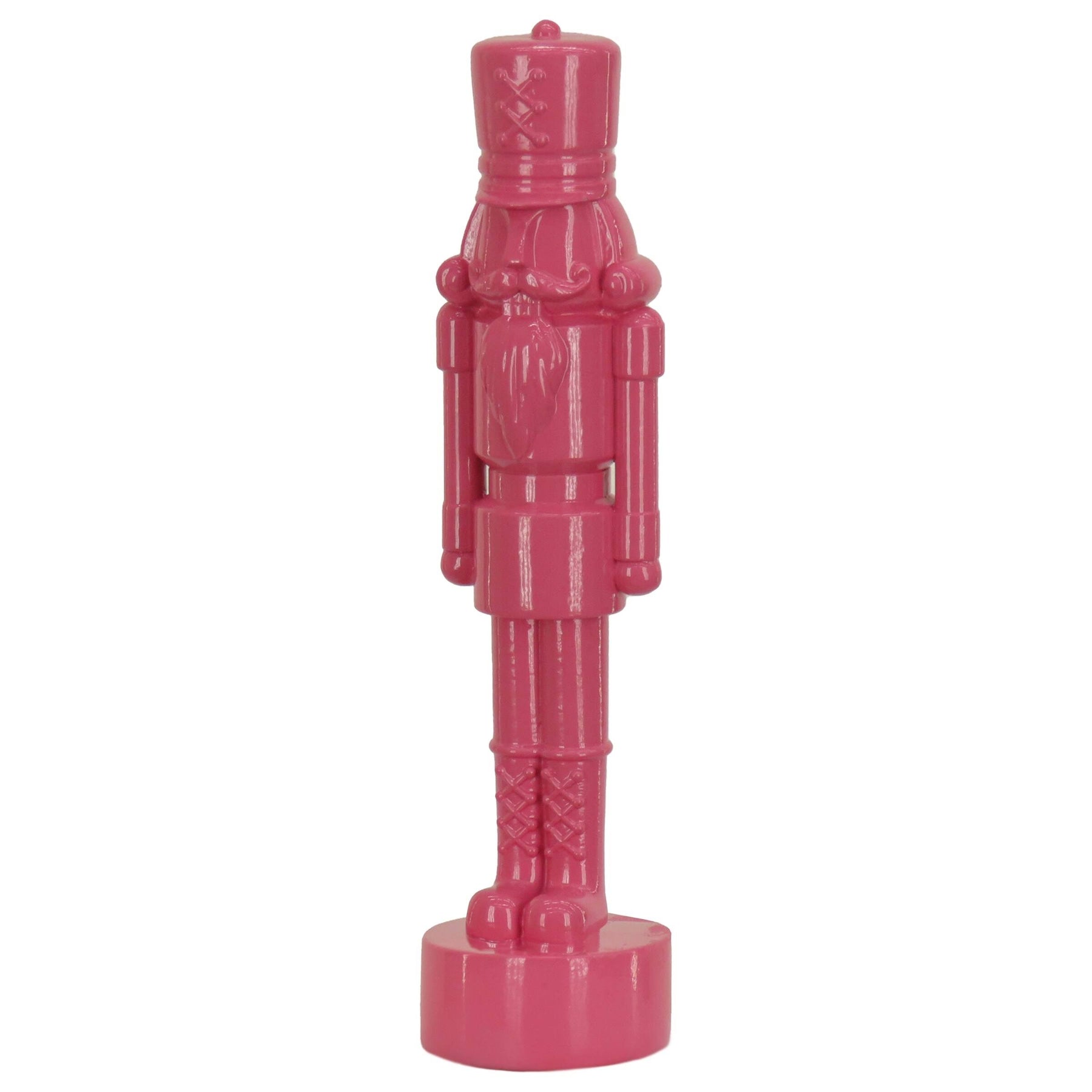 18" HGTV Home Collection Nutcracker Christmas Decor, Pink